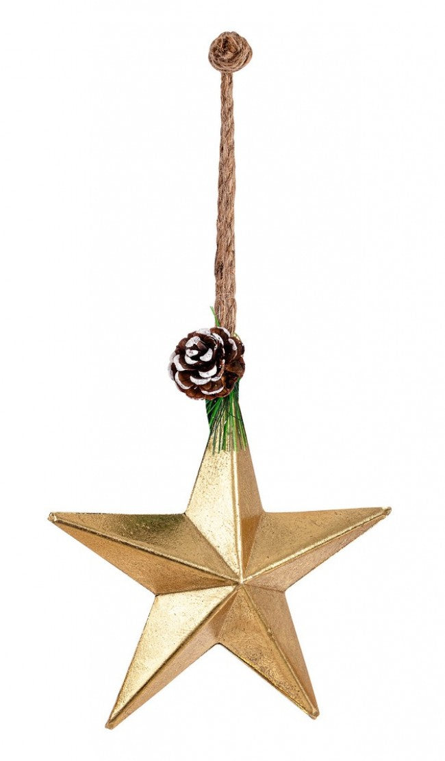 12x Pendentif étoile dorée Enlight C