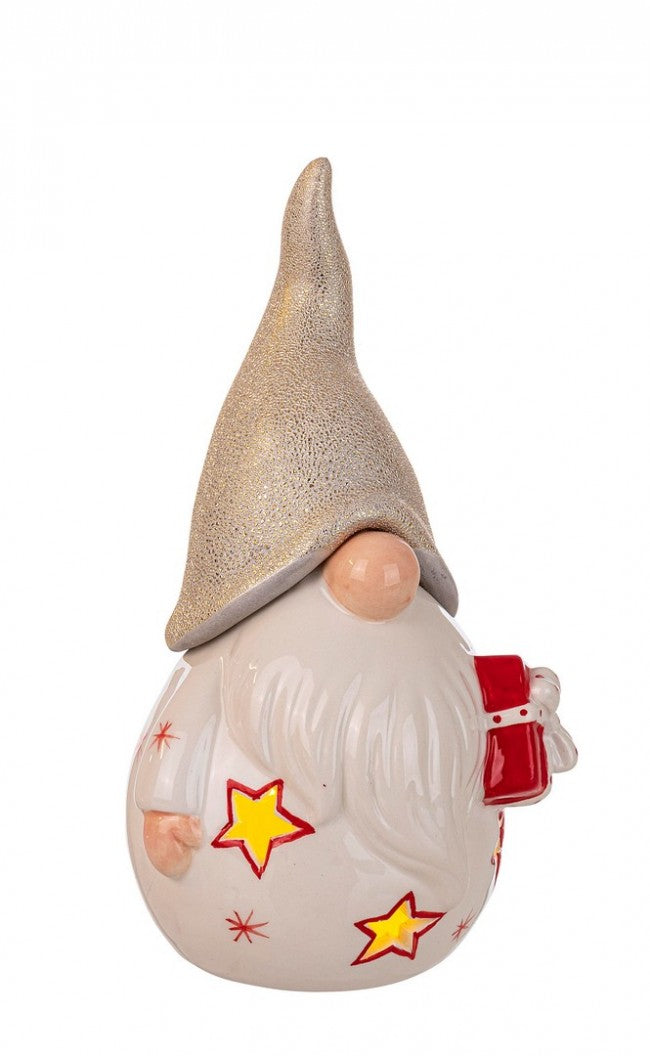 6x Père Noël joyeux blanc C