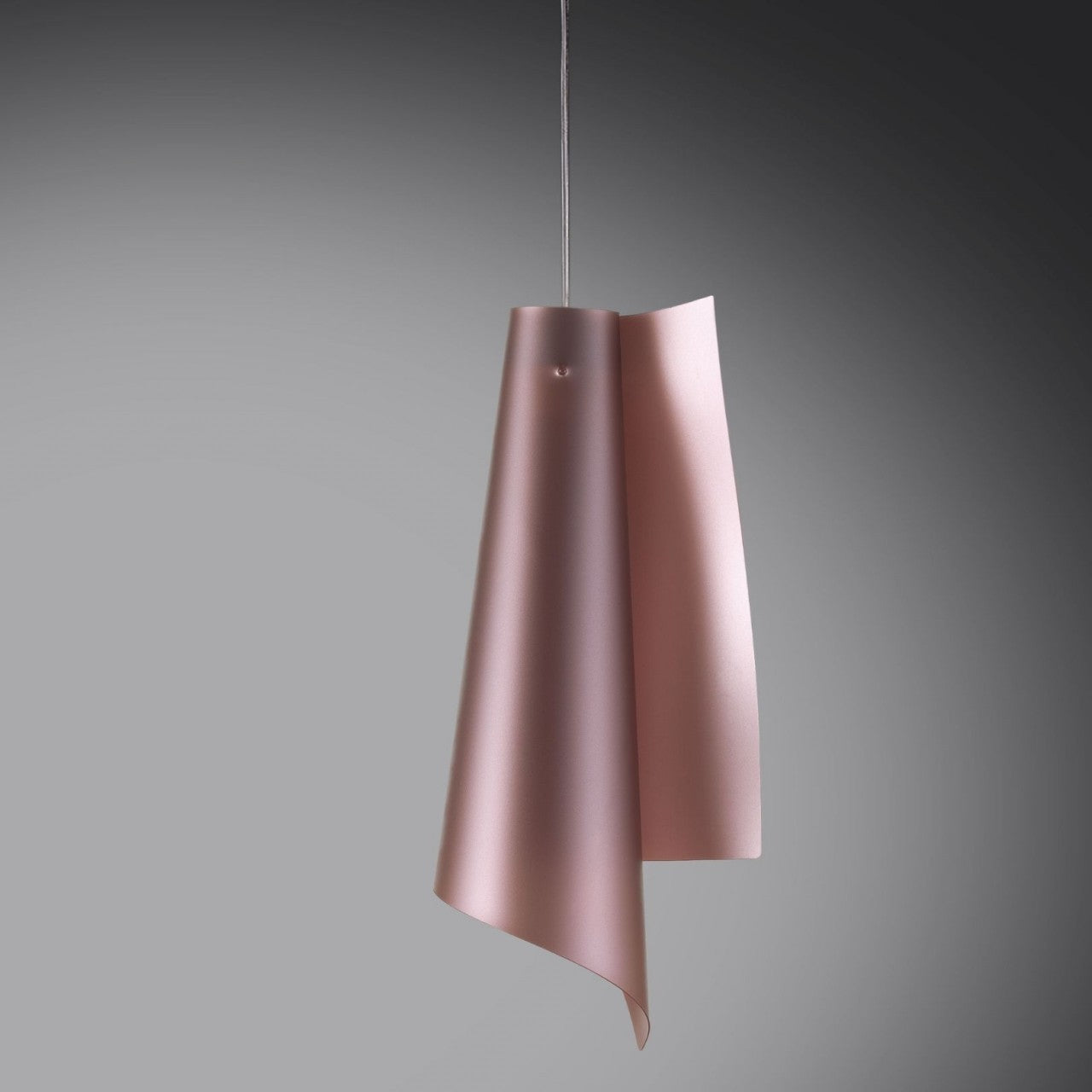 Suspension en métal rose en métal chromé Cm. 27x68h
