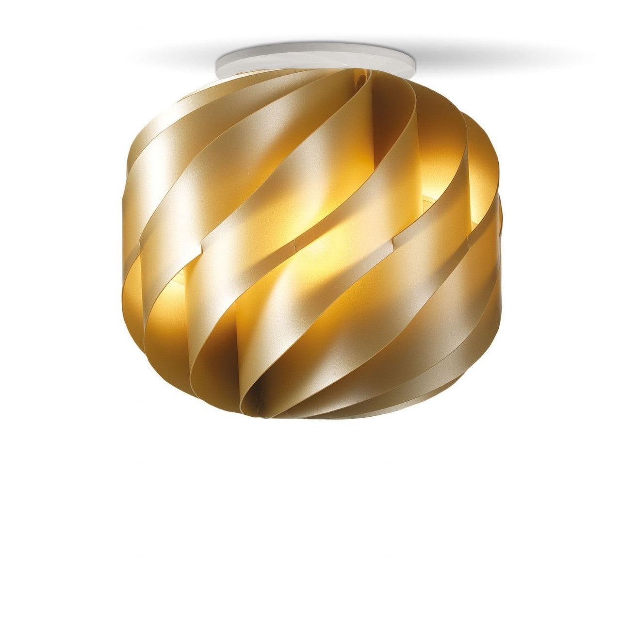 Nouveau Plafonnier doré cm. 25x24h