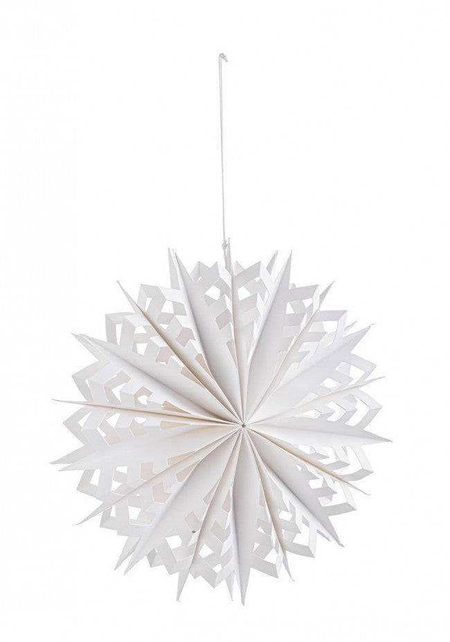 6x Vik Bow Pendentif 003 Papier Blanc D30