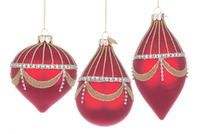 12x Pendentif Vt Glyl Rouge Ass3