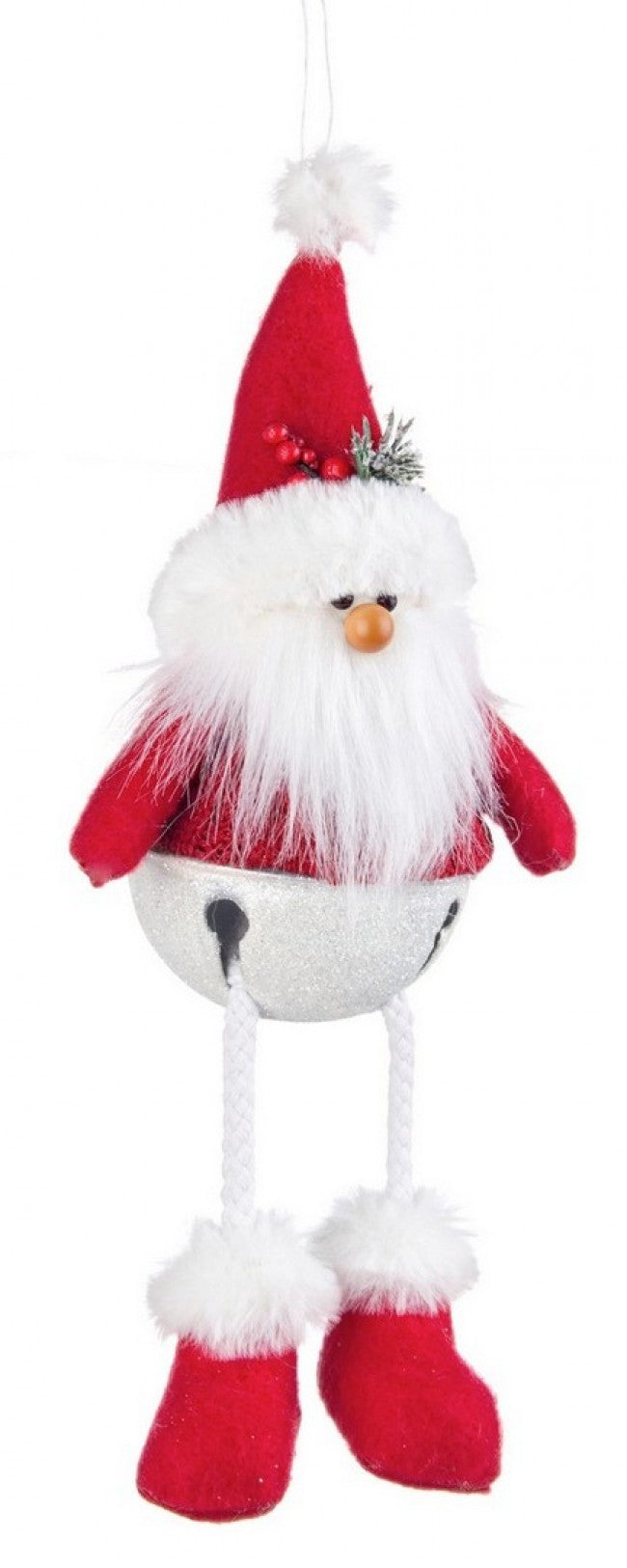 4x pendentif Père Noël rouge magique