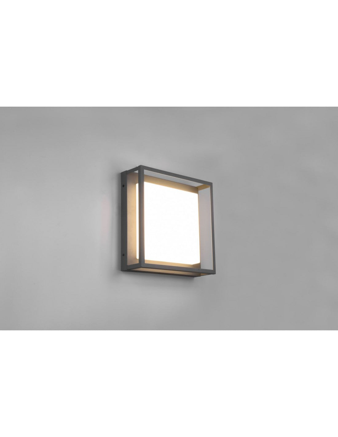 Plafonnier extérieur LED Dip Switch Witham Anthracite IP54 Trio Lighting