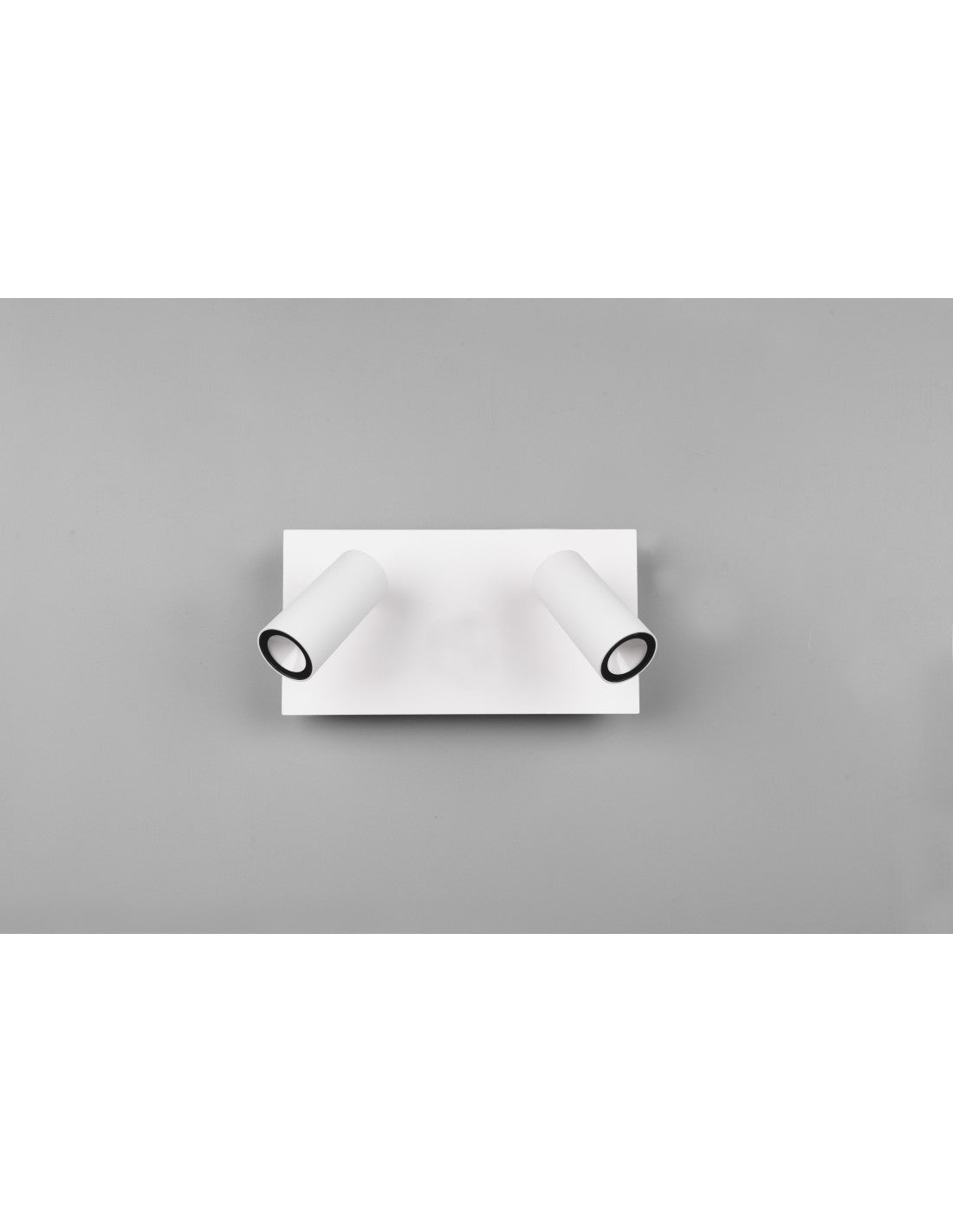 Applique Blanche IP54 Tunga Double Spot LED Trio Orientable Eclairage