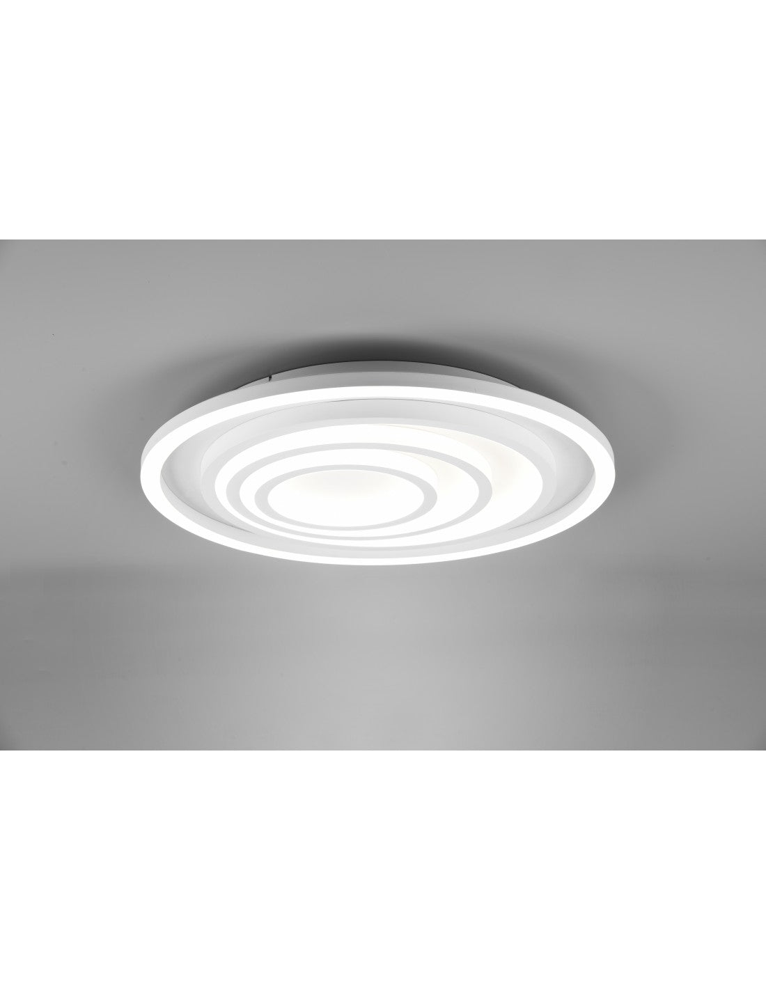 Grand Plafonnier Circulaire Moderne Variateur LED Kagawa Blanc Trio Lighting