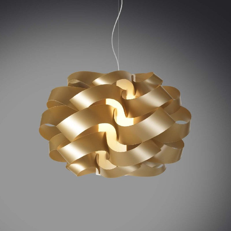 Lustre suspension CLOUD Gold à une lumière diamètre 40x h30 cm