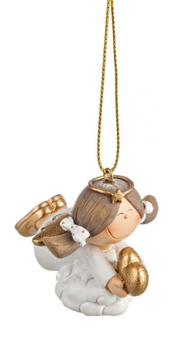 12x pendentif visage d'ange