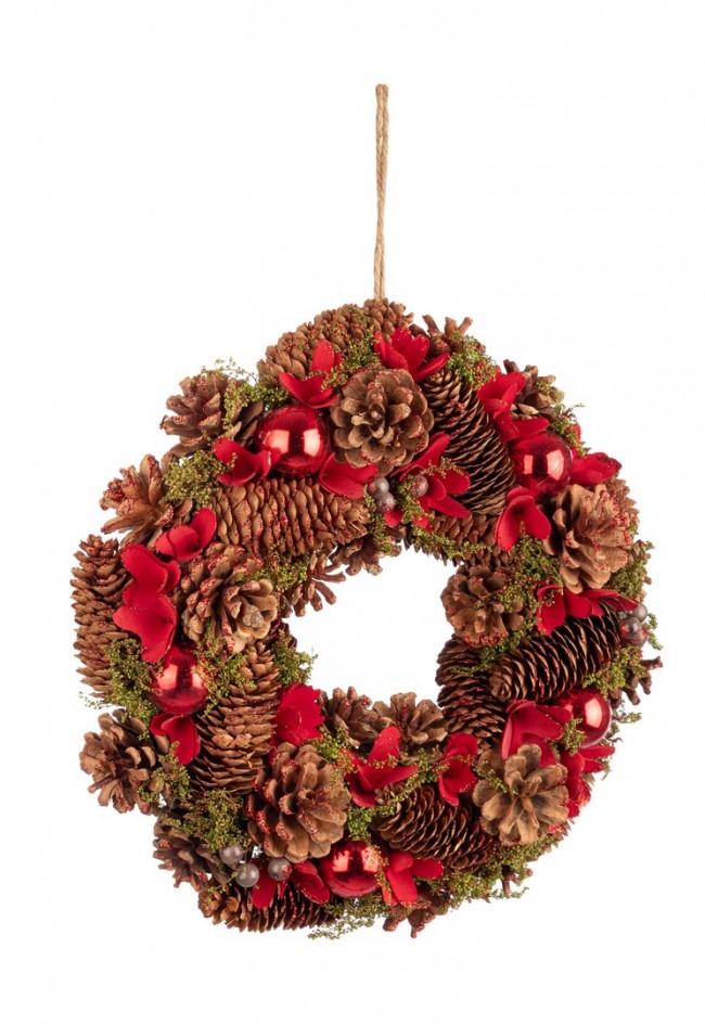 4x Couronne Lilibeth Rouge D34.5