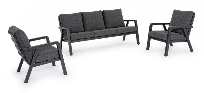 Salon de jardin Truman anthracite