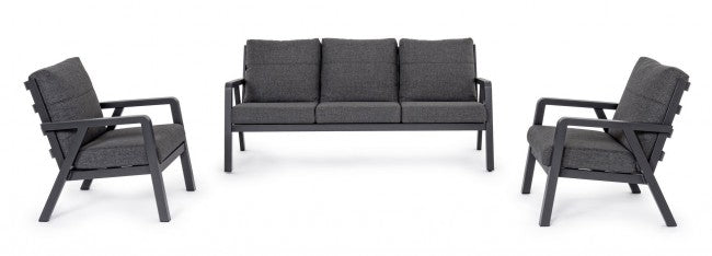 Salon de jardin Truman anthracite
