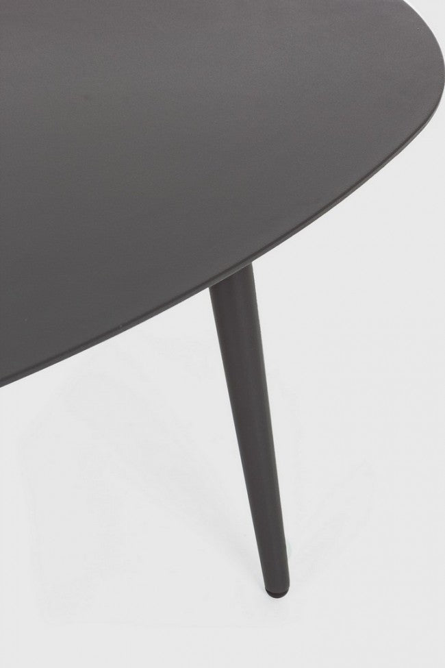 RIDLEY Table basse d'extérieur aluminium anthracite 120x75x h36 cm