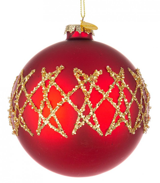 8x Sphère Vt Embellish Rouge D100