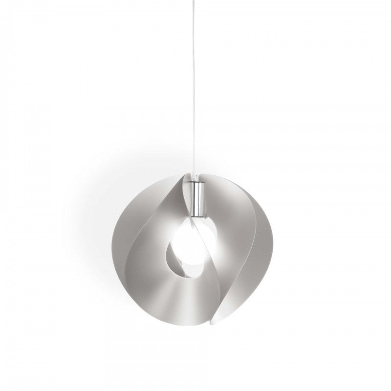 Lustre suspension ATOM Argent diamètre 45x h42 cm