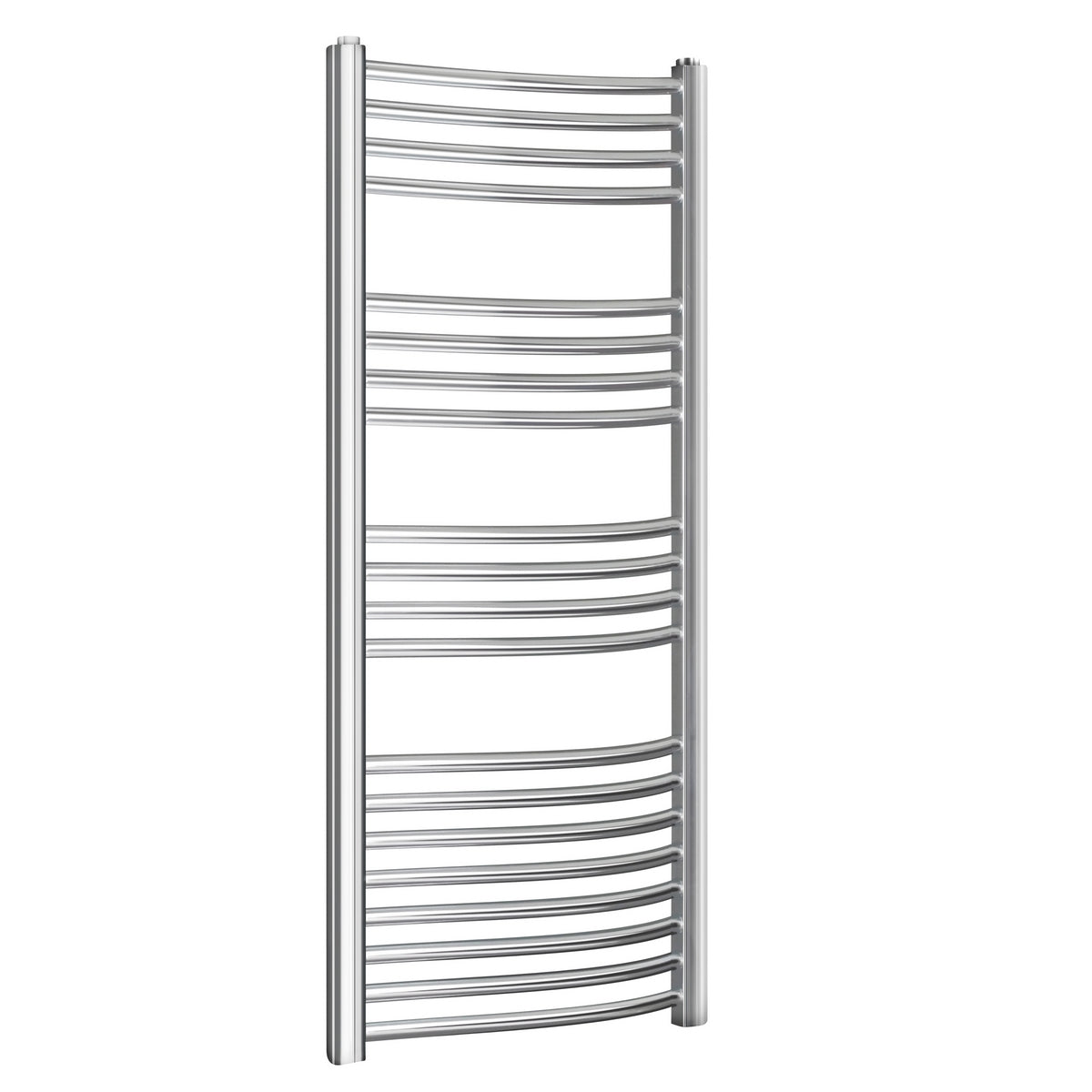 Radiateur chromé courbé Kalura - H 800, Int. 400, L 450