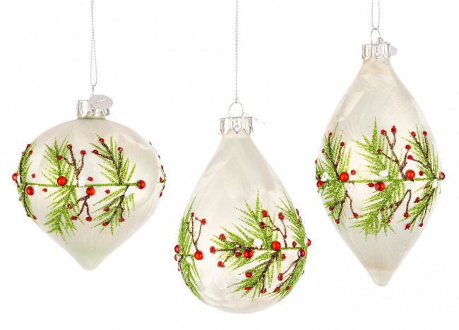 12x Suspension Vt Branche Blanc Ass3