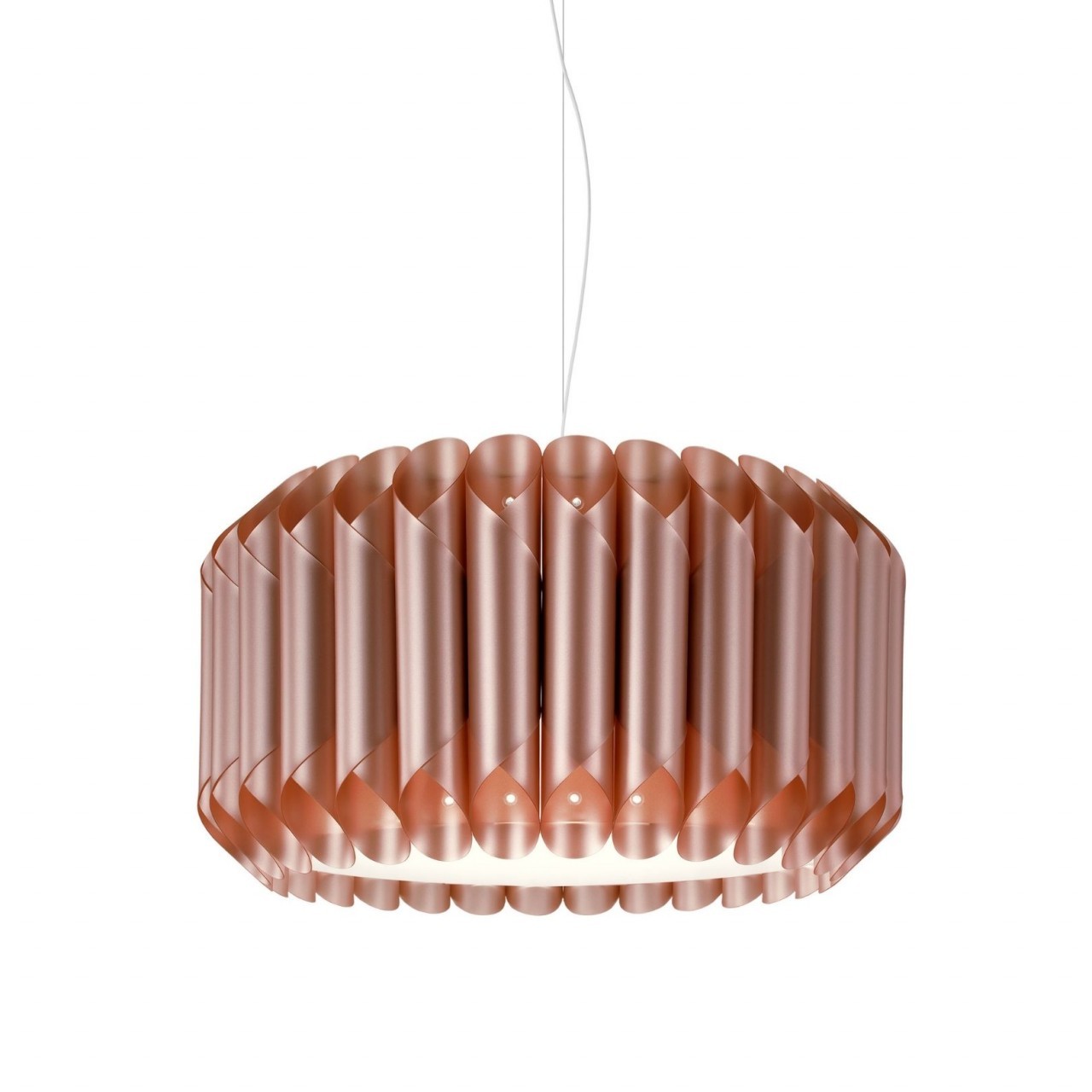 Suspension en cuivre en métal chromé Cm. 50 x 31h