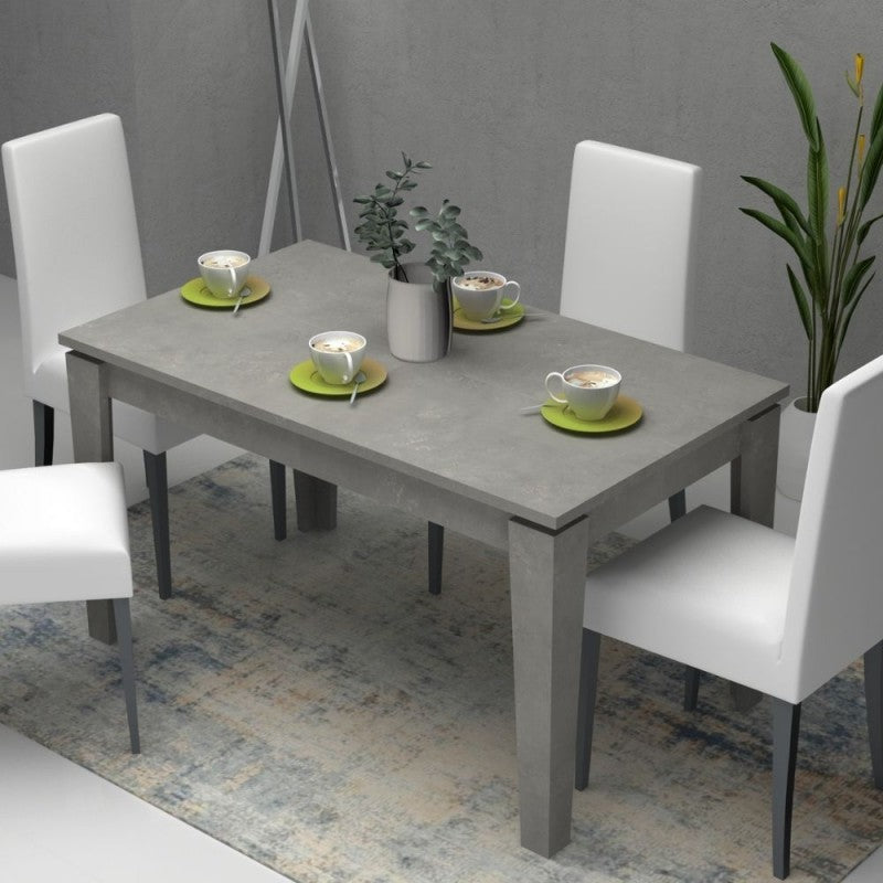 Table extensible MEGARON Ciment 120-160X80 cm