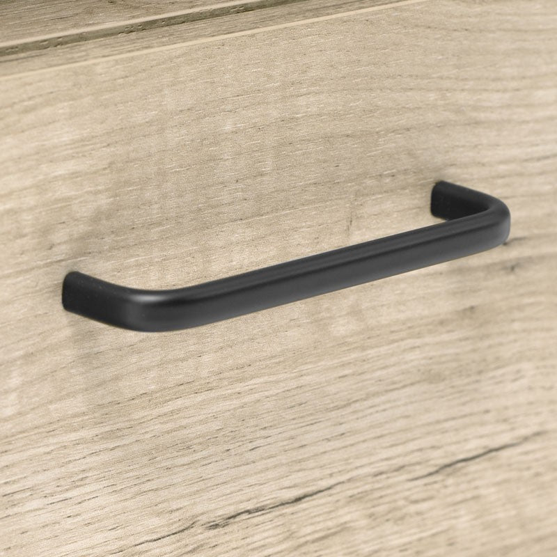 Base Porta TV con 3 ante a ribalta colore rovere e grigio 160x35xh.53 cm EFFEZ