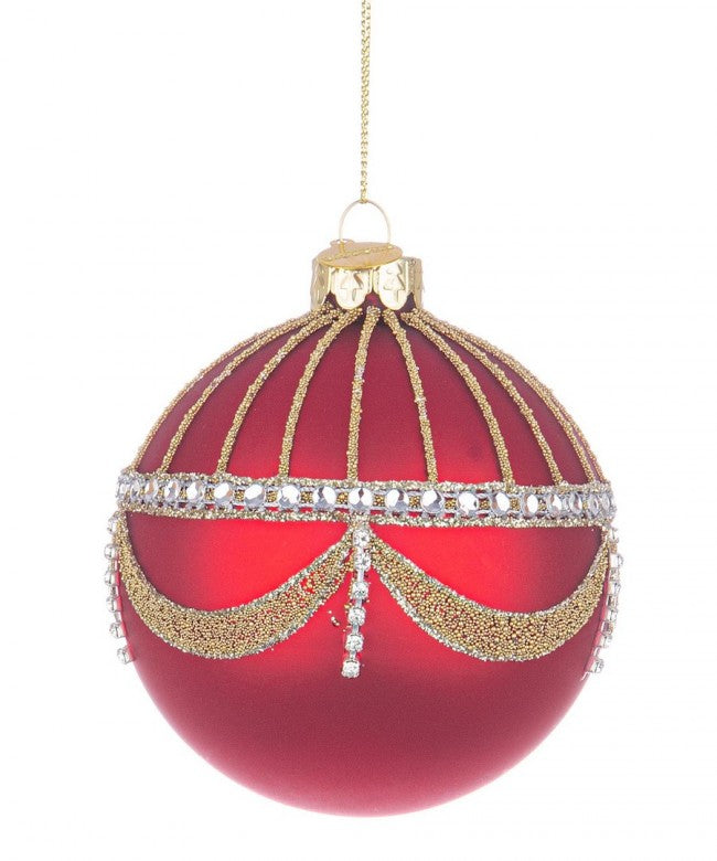 12x Sphère Vt Glyl Rouge D80