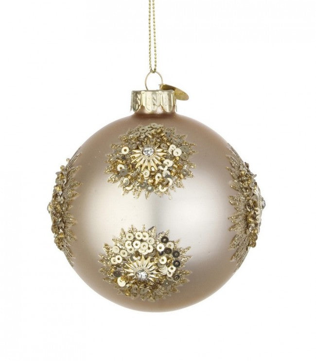 12x Sphère Vt Fée Champagne D80