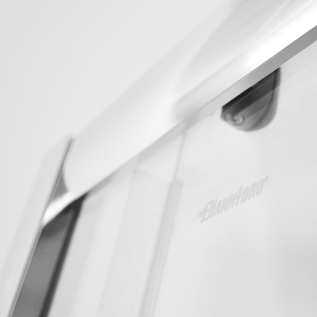 Côté douche d'angle Essential Crystal - 88-90 cm / Ouverture 34 cm