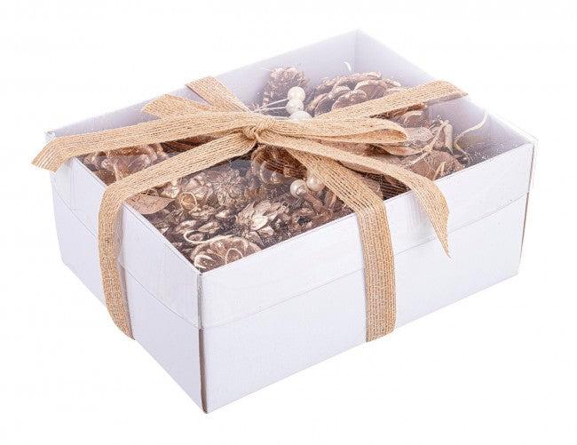 6x Pack de décorations Diana Champagne Cul