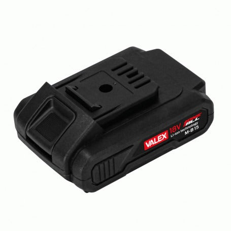 Valex Chargeur de batterie de rechange 18 V pour perceuse-visseuse au lithium 1,5-2,0 Ah (Batt. 18 V-2,0 Ah)