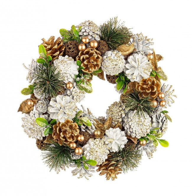 2x Couronne Martha Blanche