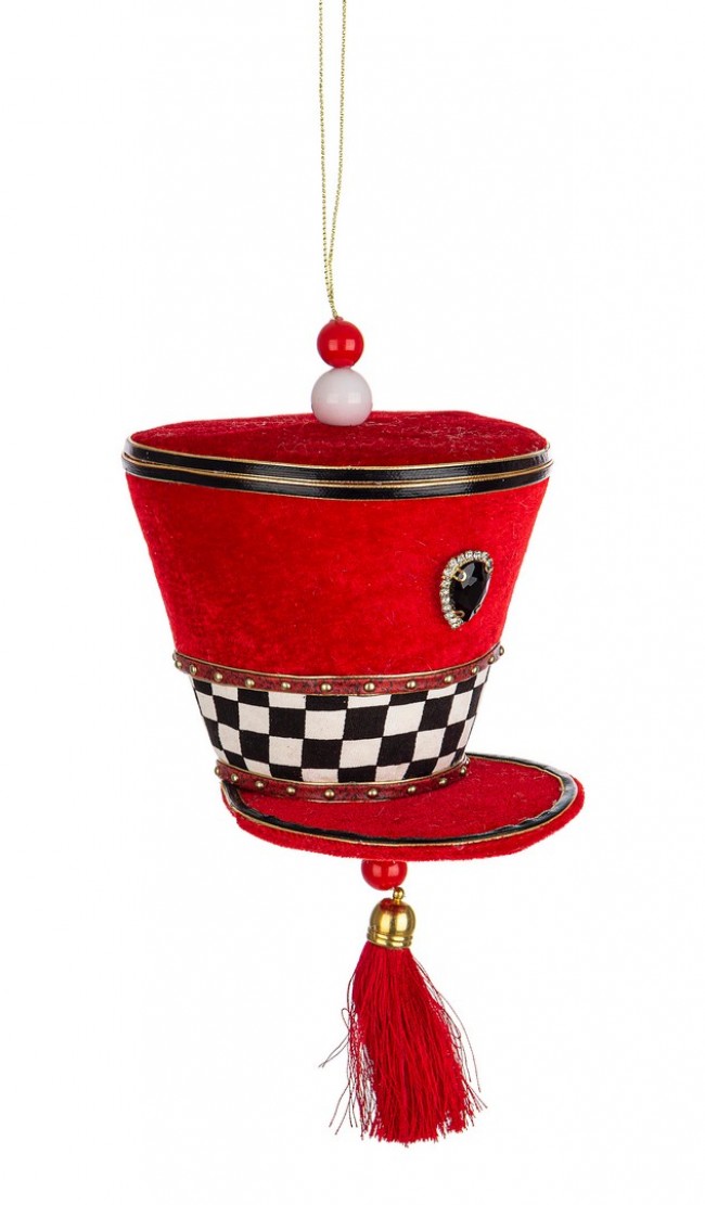 8x Pendentif chapeau rouge d'Alwyn