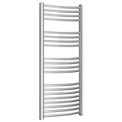 Radiateur décoratif chromé courbé Kalura - H 1760 - Int. 500 - L 550
