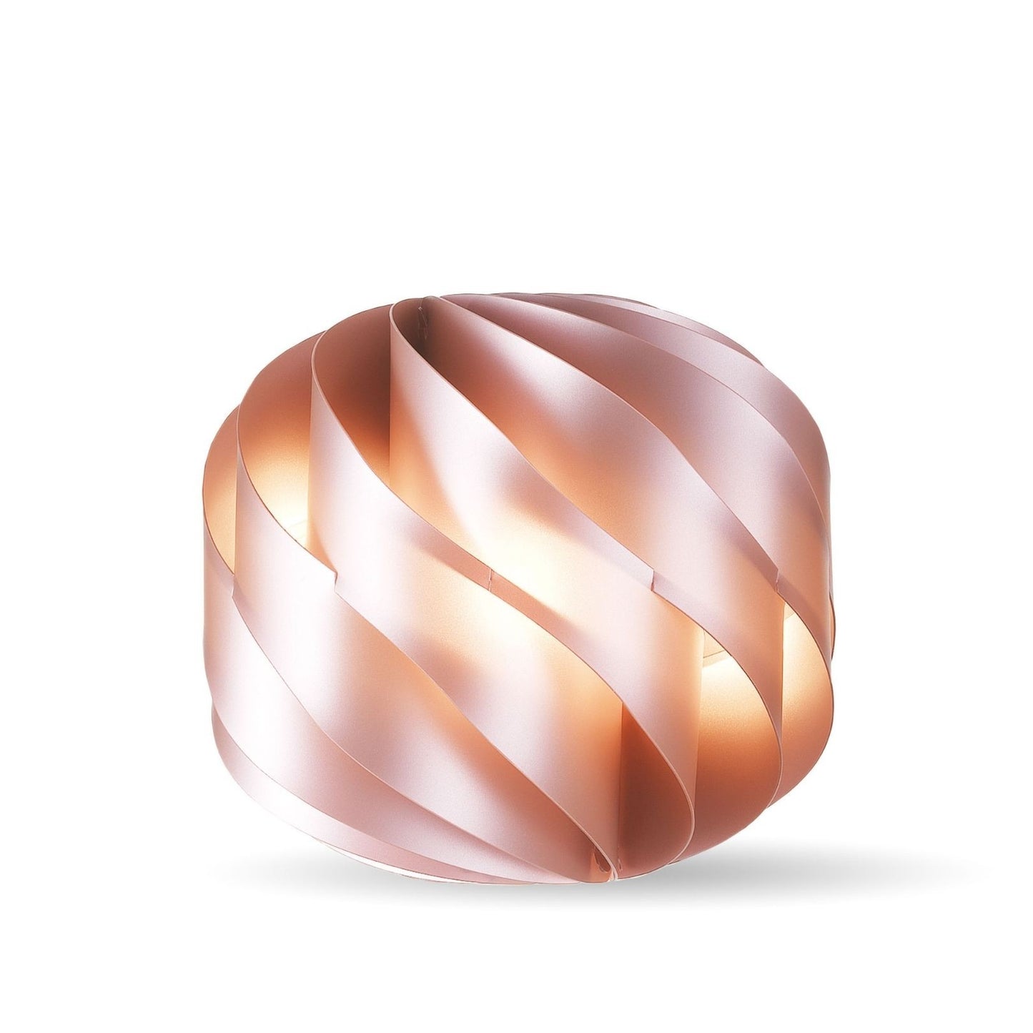 Lampe de table en métal rose Cm. 25x23h