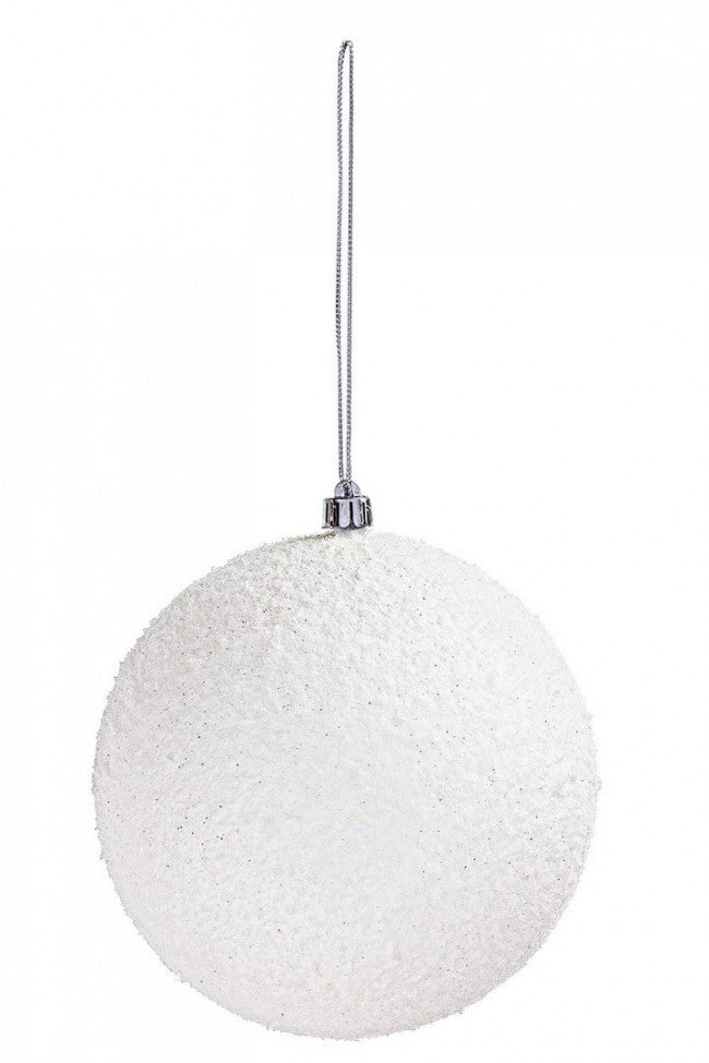 4x Sphère La Reine des Neiges Blanche D150