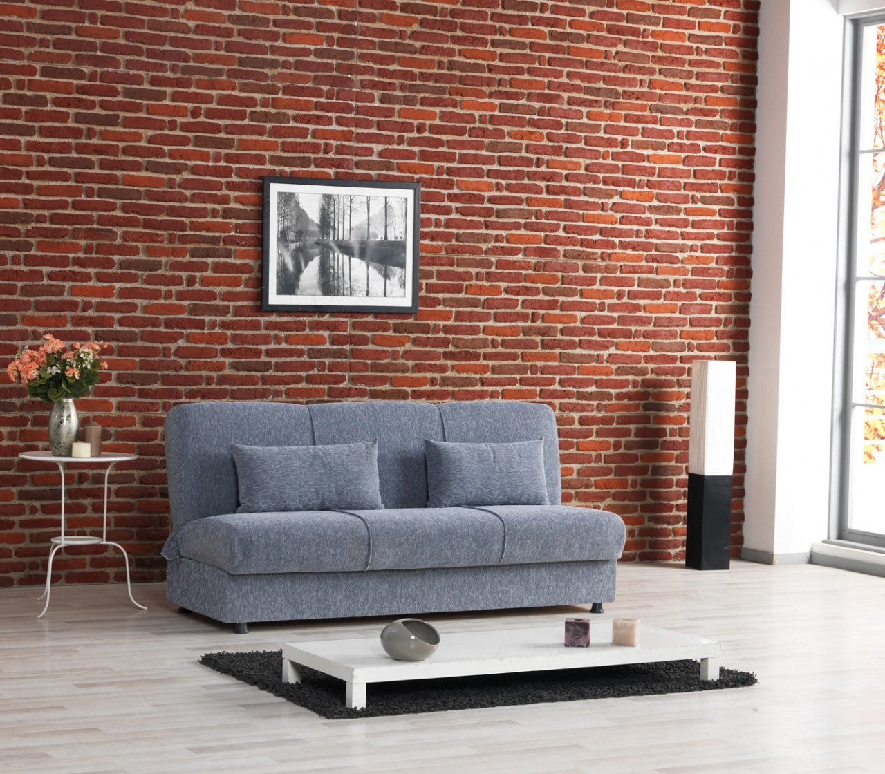 Canapé gris confortable Prontoletto