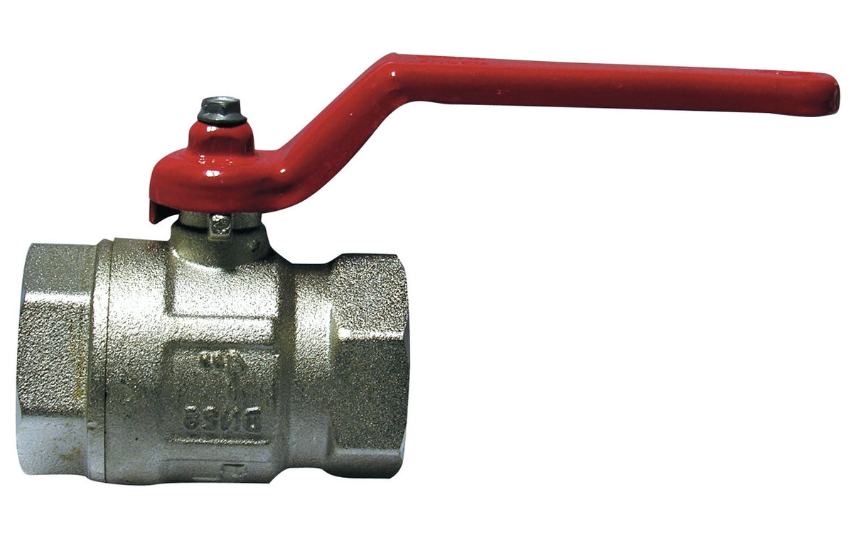 Robinet à boisseau sphérique avec levier rouge 2"1/2 (DN 65) 18 bar/261 psi