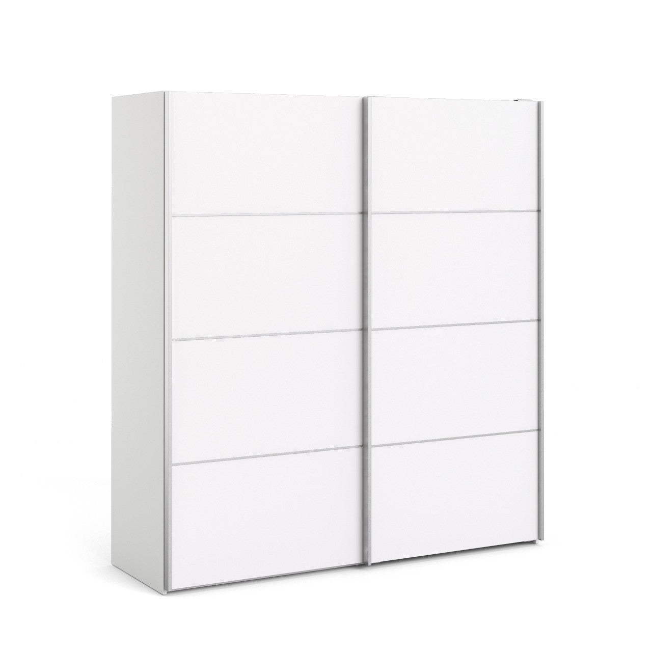 Kit armoire de chambre blanche Vérone avec portes coulissantes