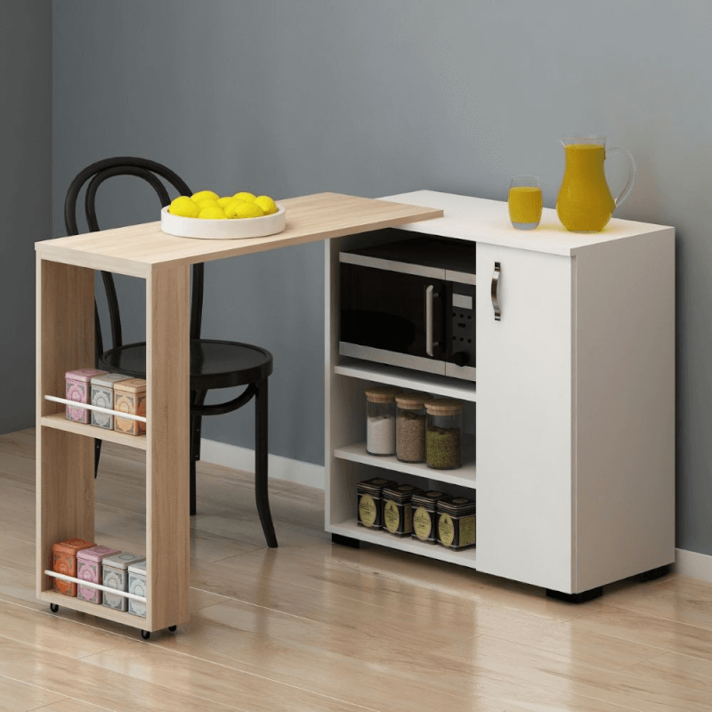 Armoire polyvalente Serose avec table pliante