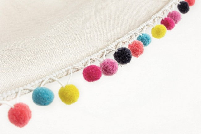 4x Hamac avec tige Pon-Pon 100X200