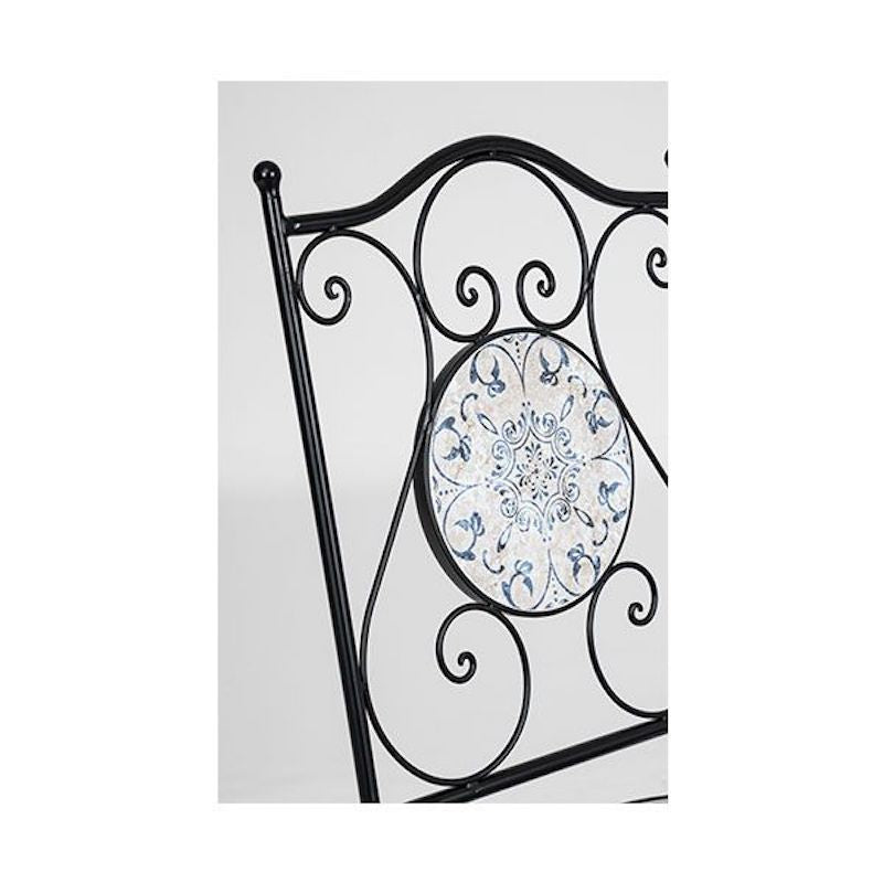 Bizzotto Erice Ensemble extérieur en acier et céramique 3PCS