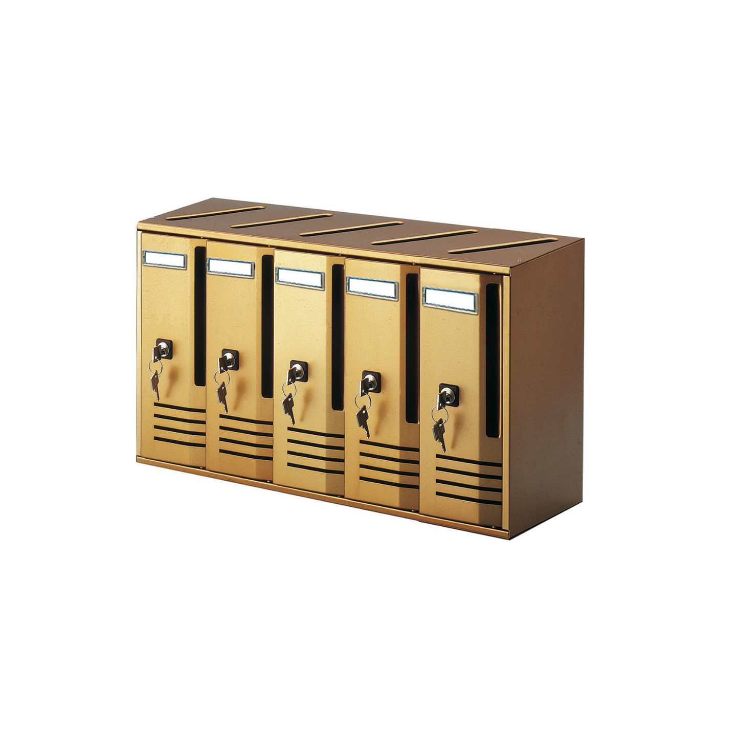 Boîte aux lettres 5 places en bronze