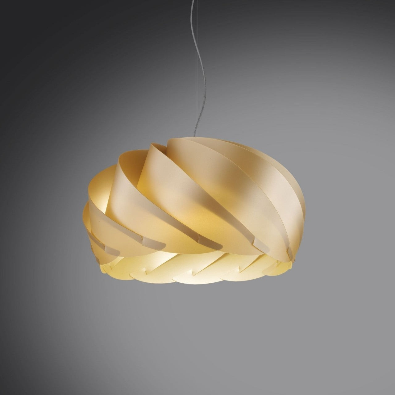 Nouvelle Suspension Or en Métal Chromé Cm. 42x26h