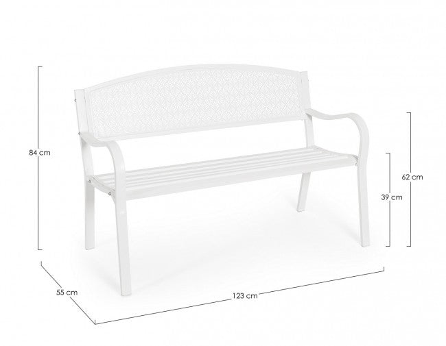 Banc Lizette Blanc