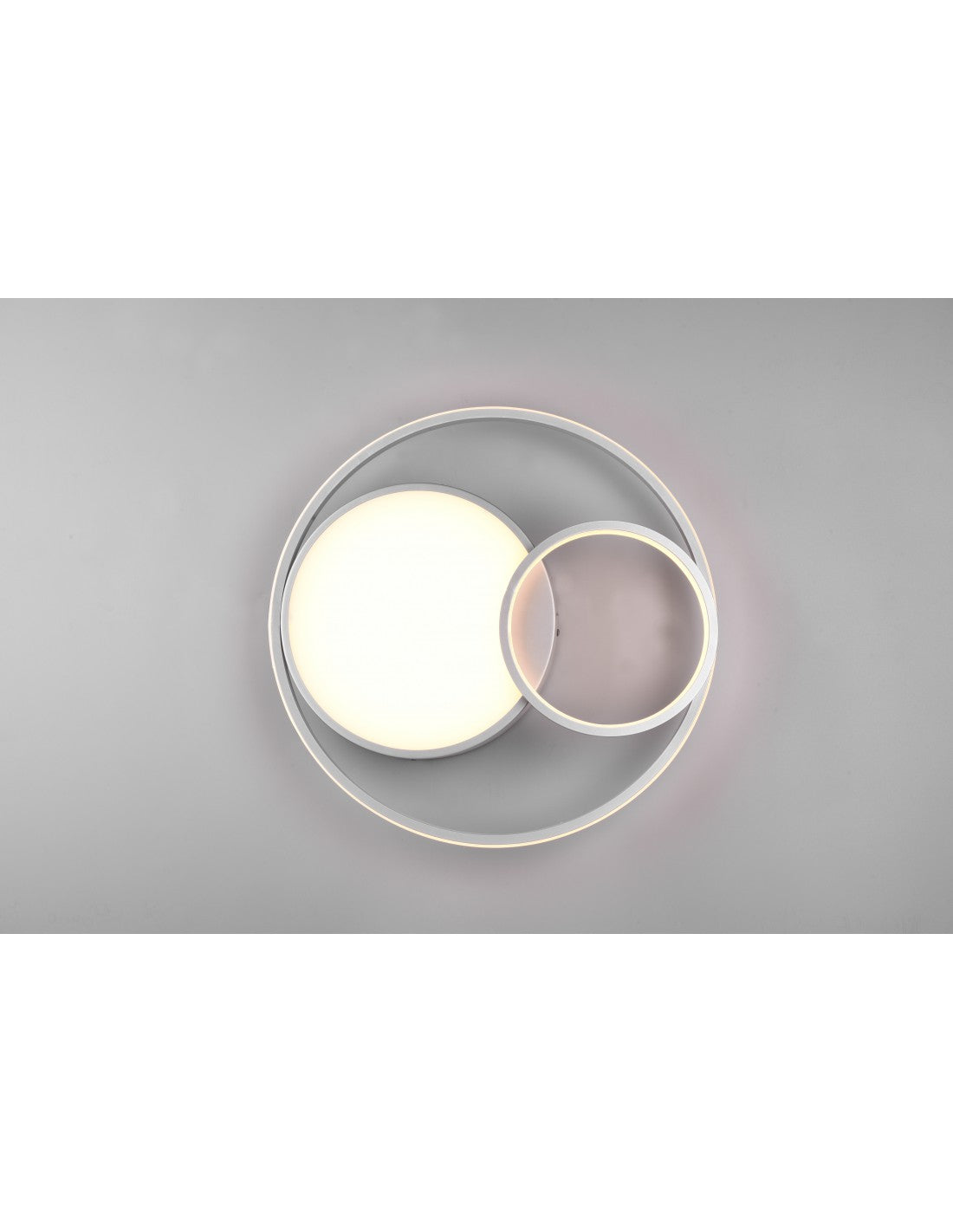 Plafonnier moderne en aluminium Vuelta 3 variateur LED 28w Trio Lighting