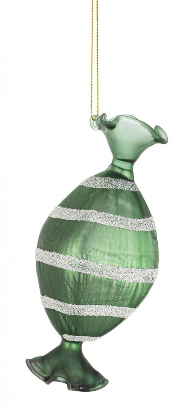 12x Vt Pendentif Vert Sucré 6,3X13,5H