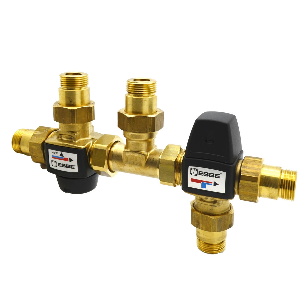 Kit solaire pour chaudière à gaz 3/4" déviation 45°C