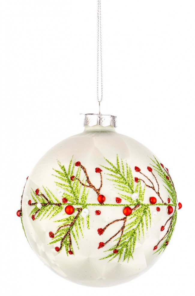 8x Sphère Vt Branche Blanc D100