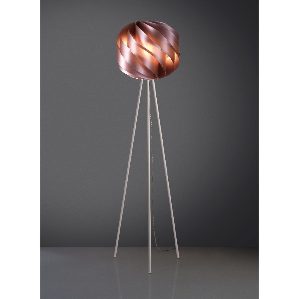 Lampadaire trépied en métal rose en métal cm. 40 x 163 heures