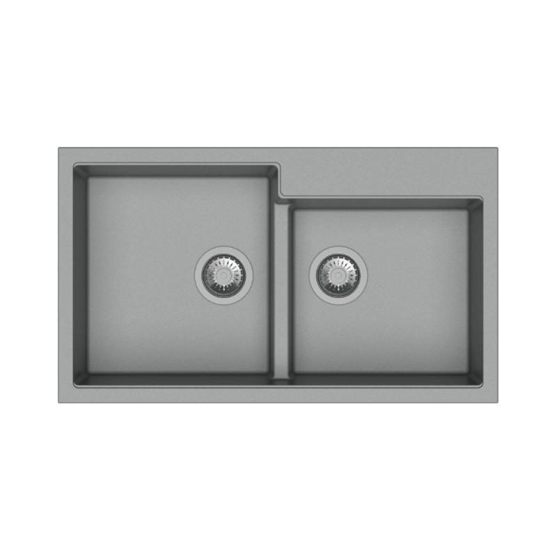 Tip Toe N200 évier 2 bacs chrome