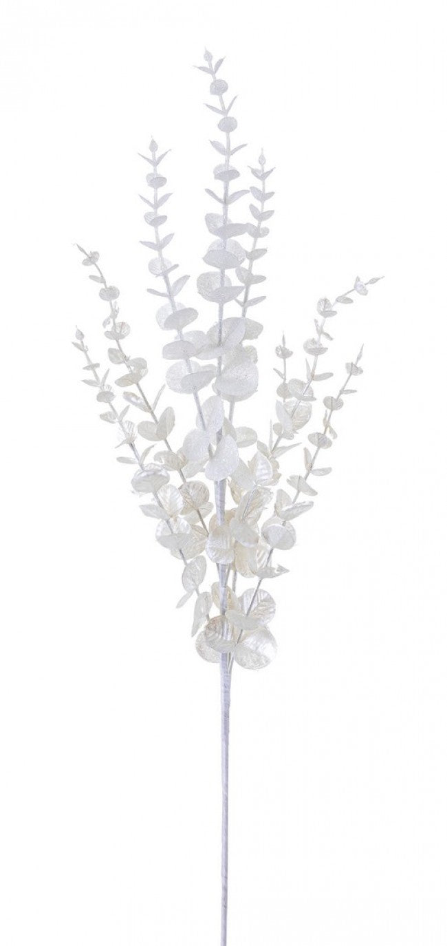 12x Branche de Jada Blanc Nacré H75cm
