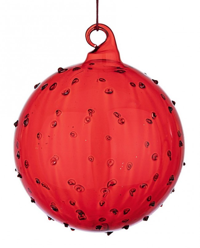 8x Sphère Vt Rosée Rouge D100